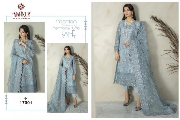 Mahnur Vol 17 Embroidered Designer Pakistani Suit Collection